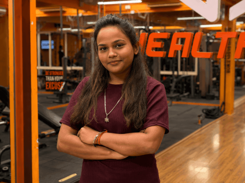 S. Ankita, trainer at Healthify women’s gym in Sri Vijaya Puram