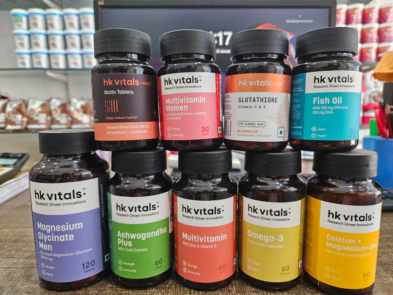 HK Vitals Supplement Range — available to Healthify members in Sri Vijaya Puram