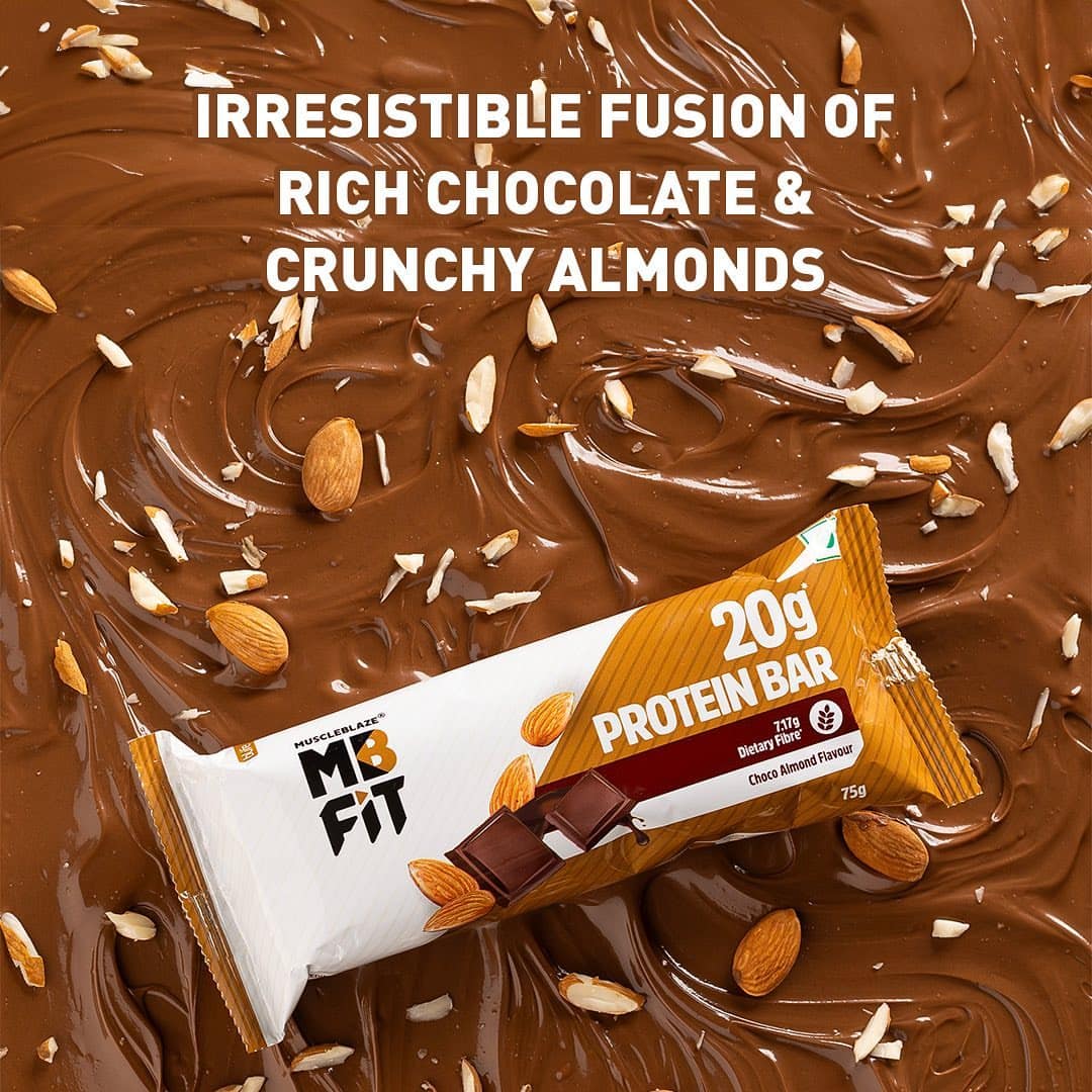 MB Fit Protein Bar 20g · Choco Almond — available to Healthify members in Sri Vijaya Puram