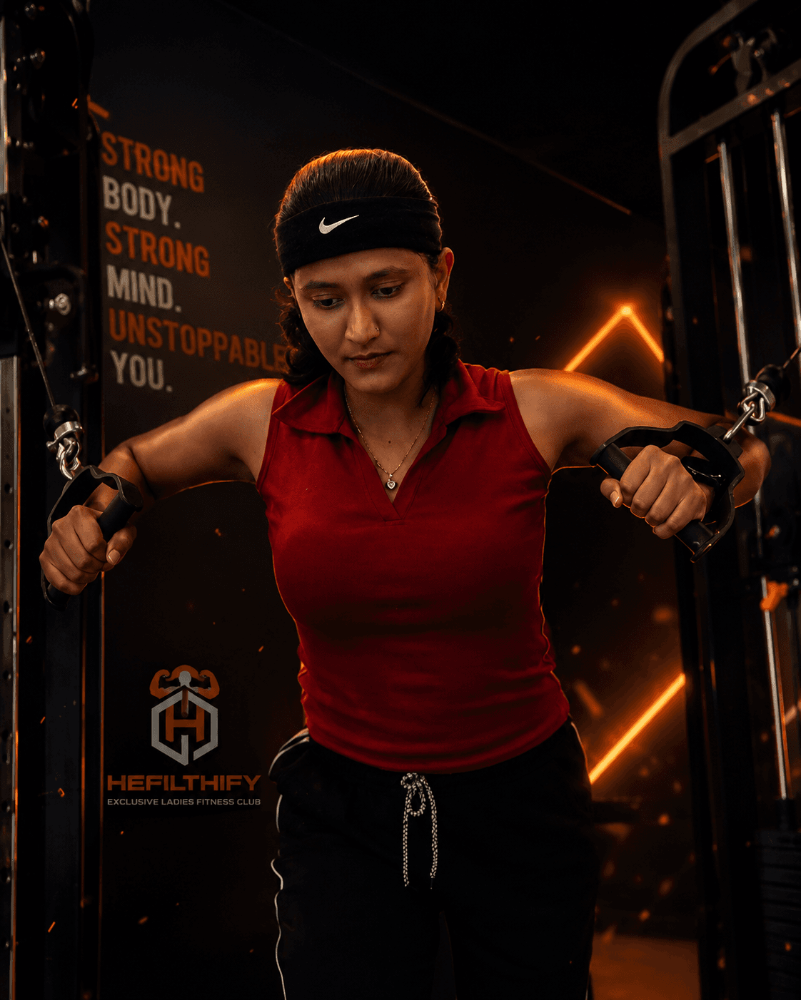 Strength Training class at Healthify women’s gym in Sri Vijaya Puram